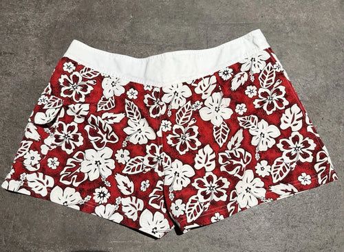 Vintage Y2K Hawaii Surf Beach Girl Micro Board Shorts Large