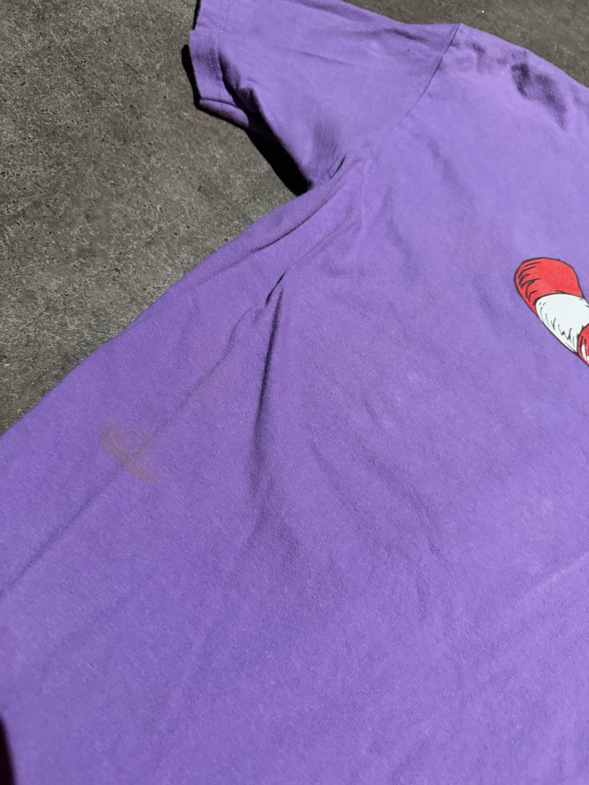 Supreme Cat in The Hat Tee - Purple -medium (FW18)