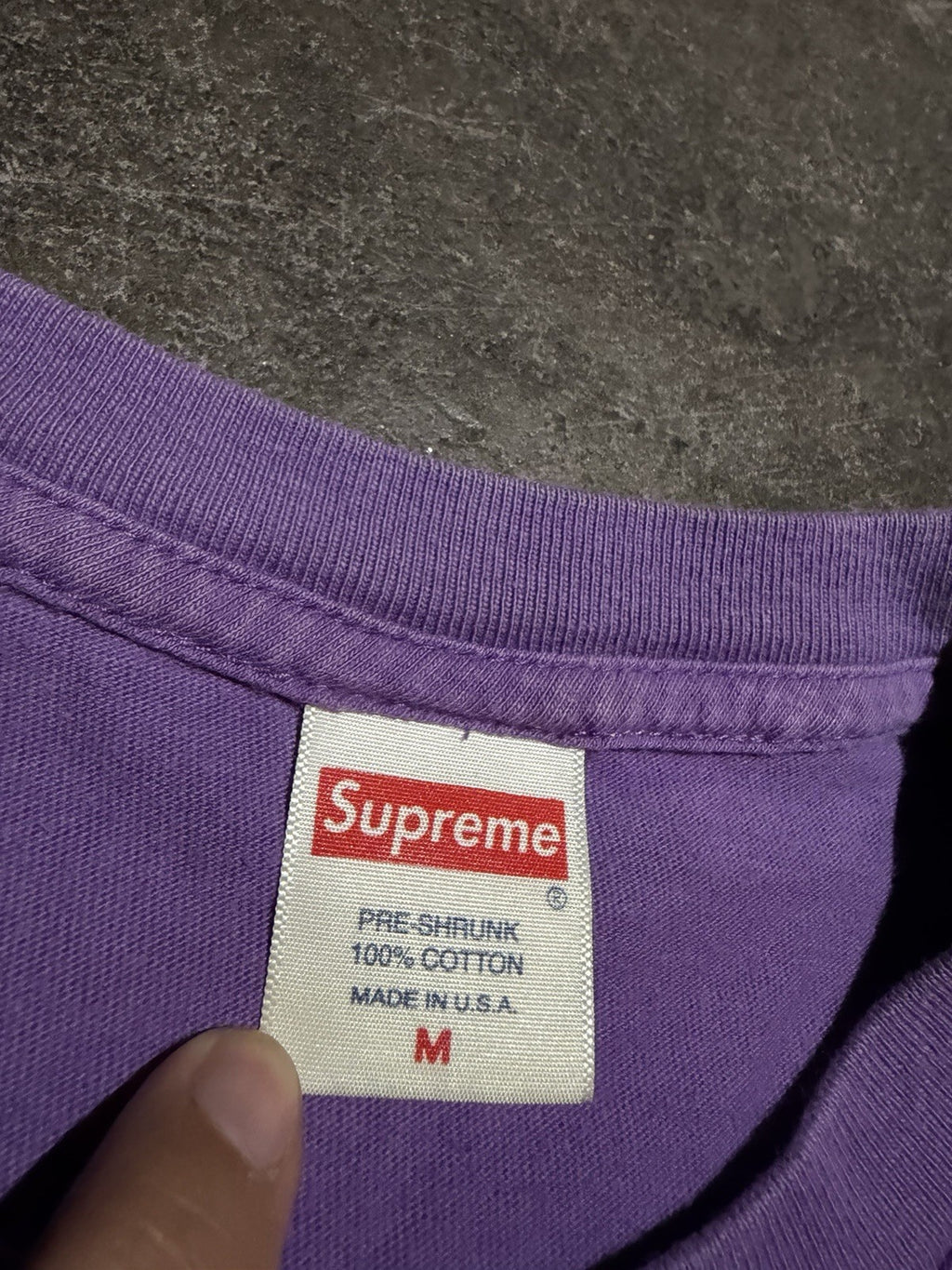 Supreme Cat in The Hat Tee - Purple -medium (FW18)