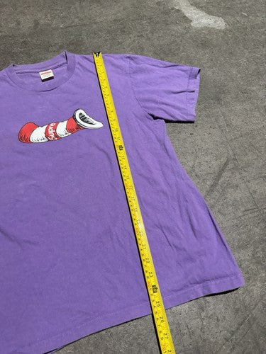 Supreme Cat in The Hat Tee - Purple -medium (FW18)